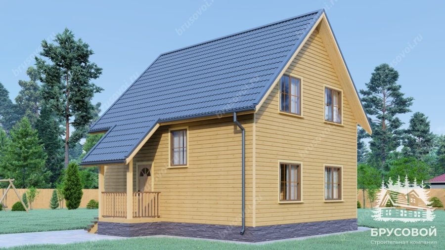 Третий вид проект БРУСОВОЙ №-69