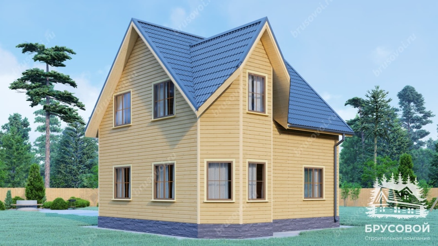 Четвертый вид проект БРУСОВОЙ №-69