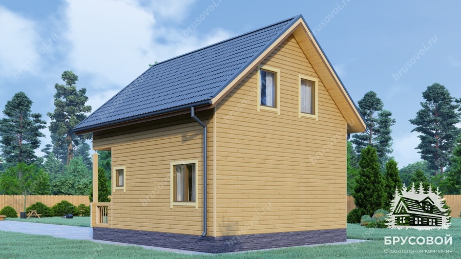 Второй вид проект БРУСОВОЙ №-72