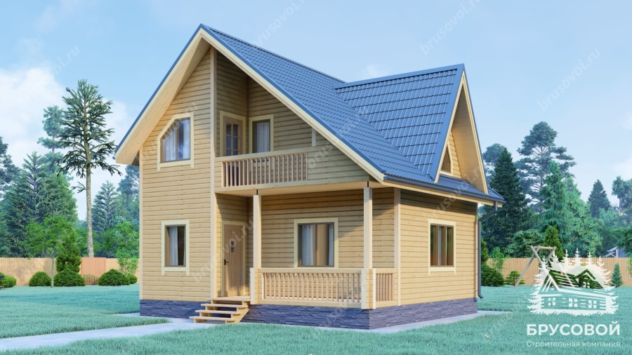 Главный вид проект БРУСОВОЙ №-73