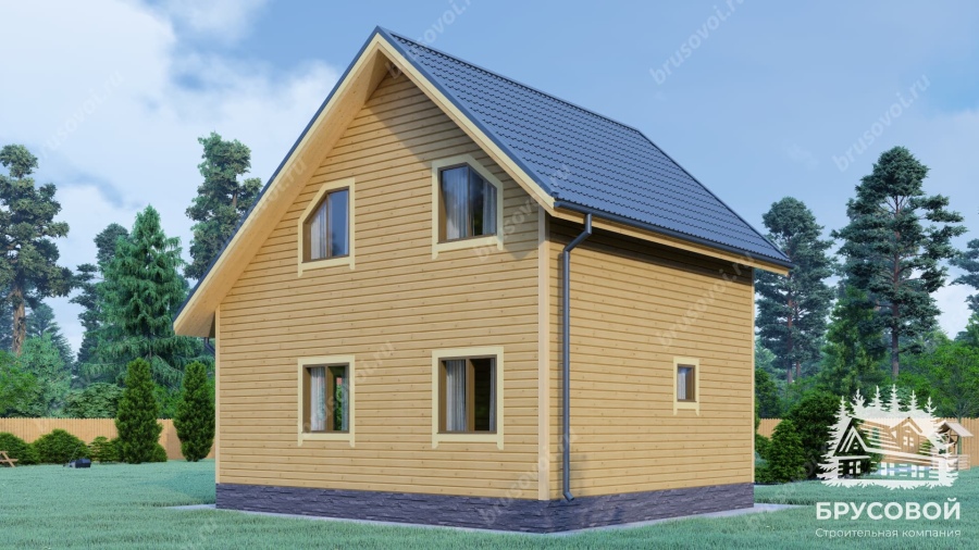 Третий вид проект БРУСОВОЙ №-73