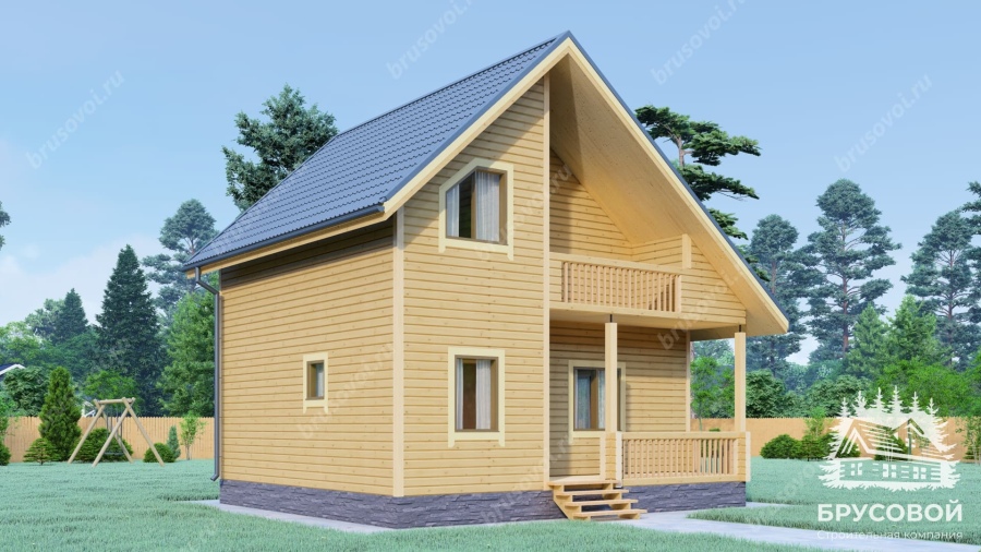 Четвертый вид проект БРУСОВОЙ №-73