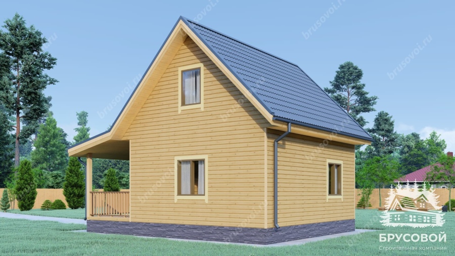 Третий вид проект БРУСОВОЙ №-75