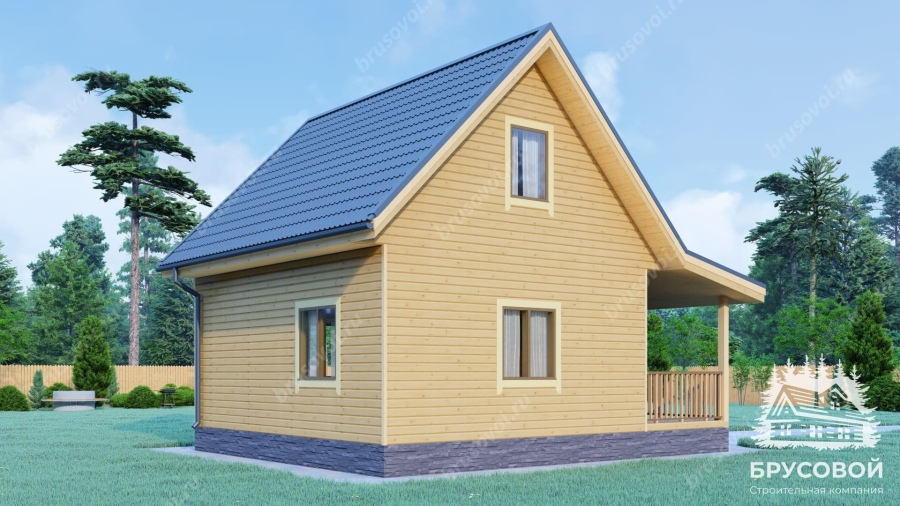 Четвертый вид проект БРУСОВОЙ №-75