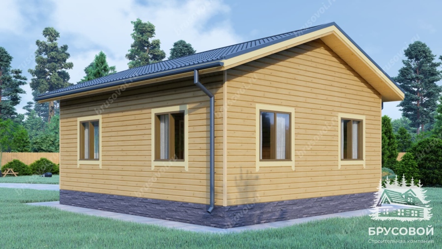 Третий вид проект БРУСОВОЙ №-77