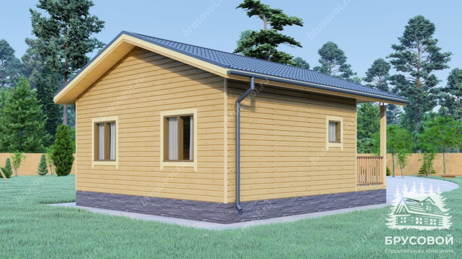 Четвертый вид проект БРУСОВОЙ №-77