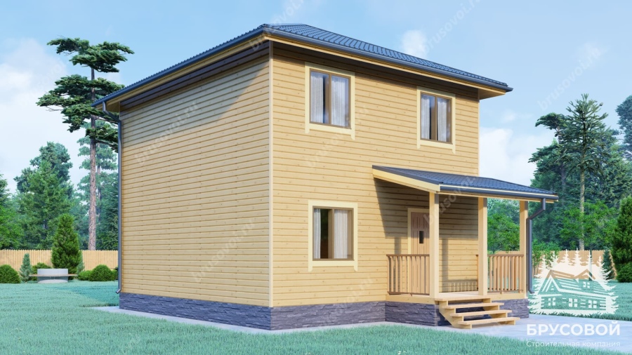 Четвертый вид проект БРУСОВОЙ №-78