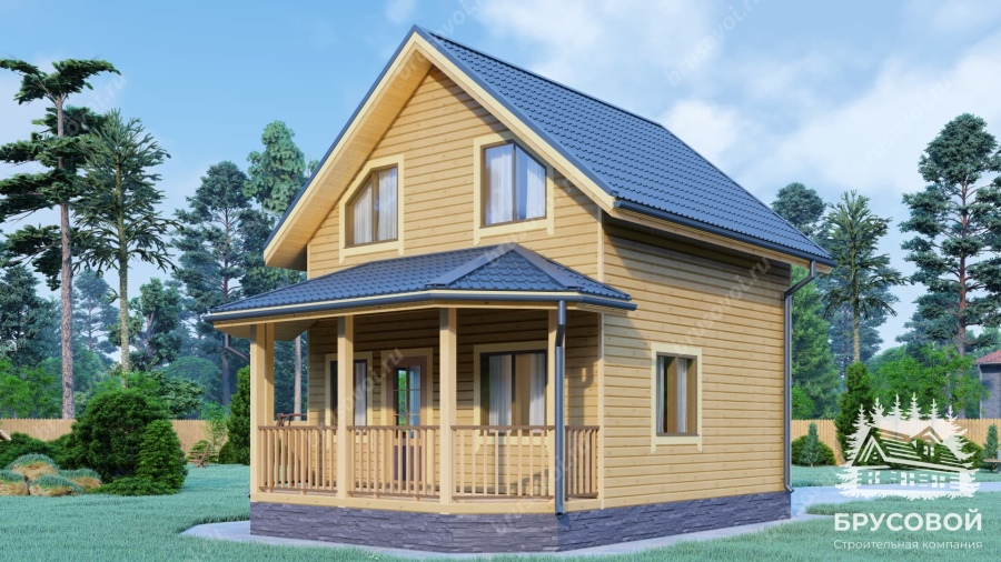 Главный вид проект БРУСОВОЙ №-8