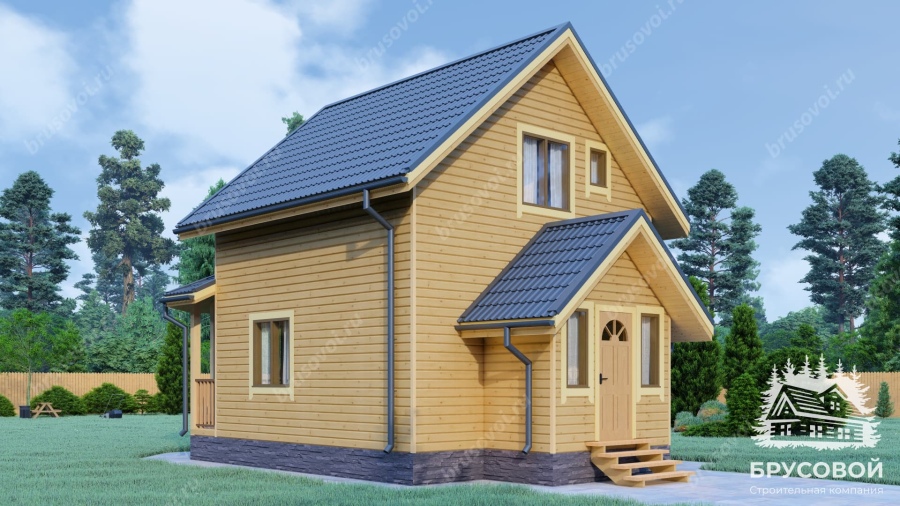 Второй вид проект БРУСОВОЙ №-8