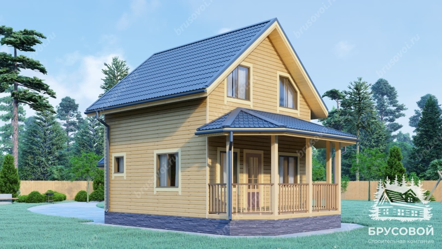 Четвертый вид проект БРУСОВОЙ №-8