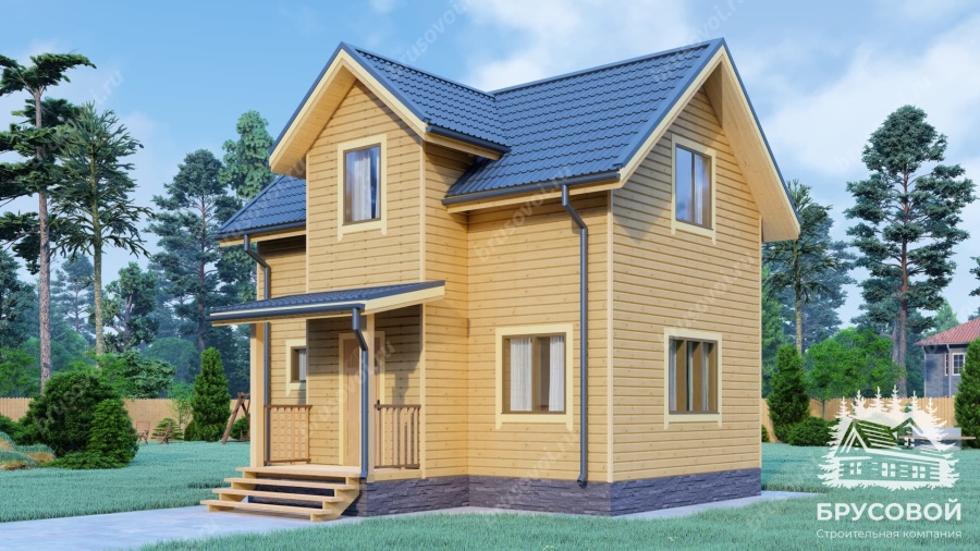 Главный вид проект БРУСОВОЙ №-81