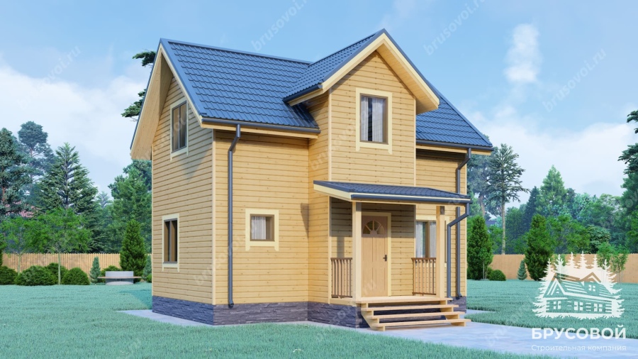 Четвертый вид проект БРУСОВОЙ №-81