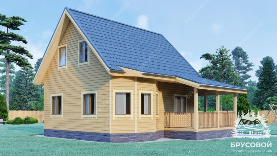 Четвертый вид проект БРУСОВОЙ №-82