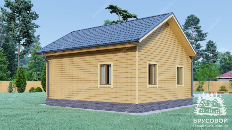 Третий вид проект БРУСОВОЙ №-84