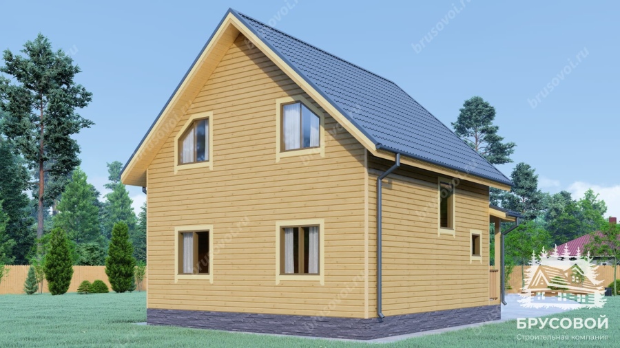 Четвертый вид проект БРУСОВОЙ №-85