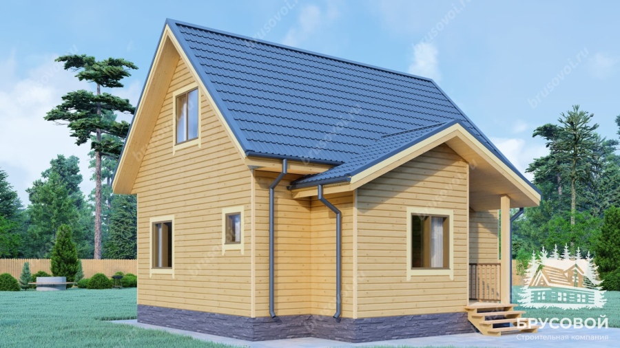 Четвертый вид проект БРУСОВОЙ №-86