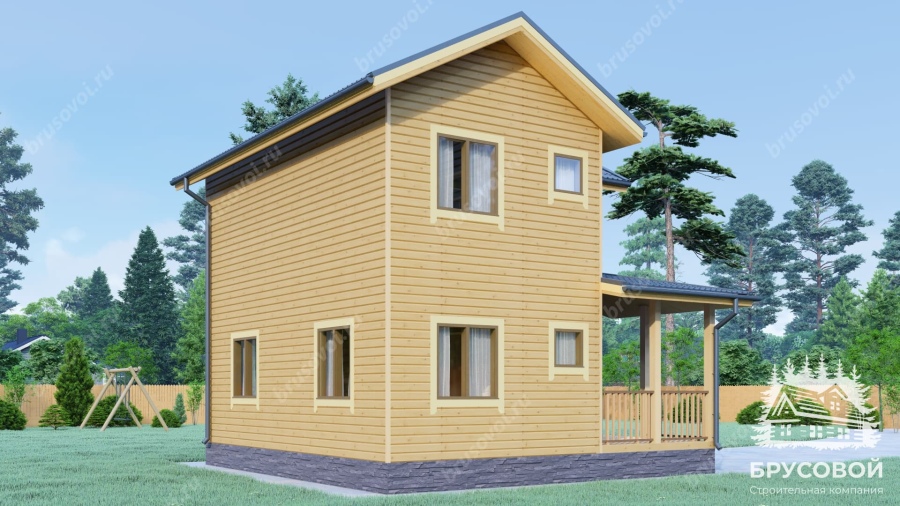 Четвертый вид проект БРУСОВОЙ №-87