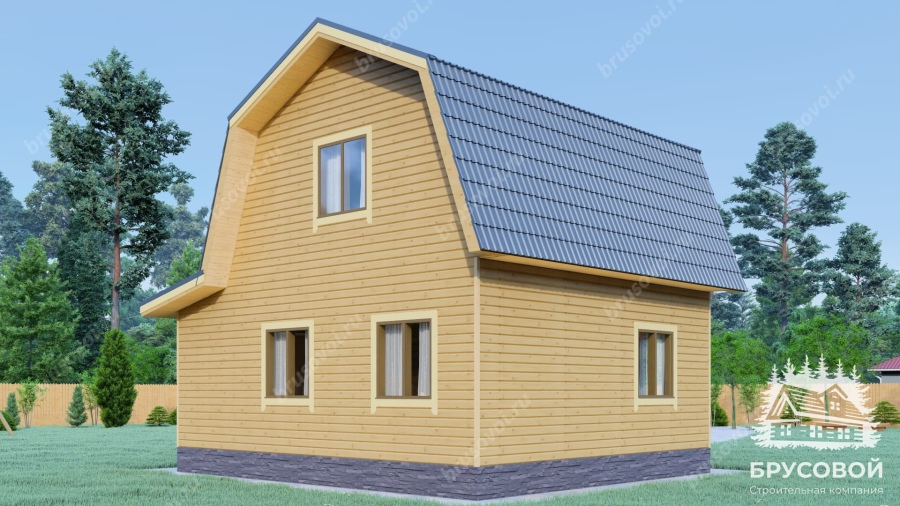 Третий вид проект БРУСОВОЙ №-88