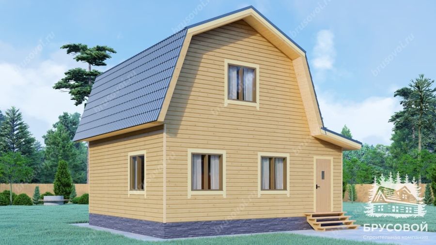 Четвертый вид проект БРУСОВОЙ №-88