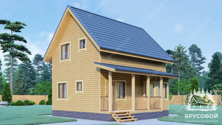 Четвертый вид проект БРУСОВОЙ №-89