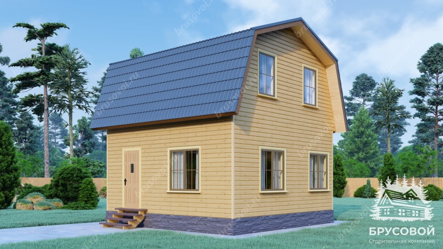 Главный вид проект БРУСОВОЙ №-9
