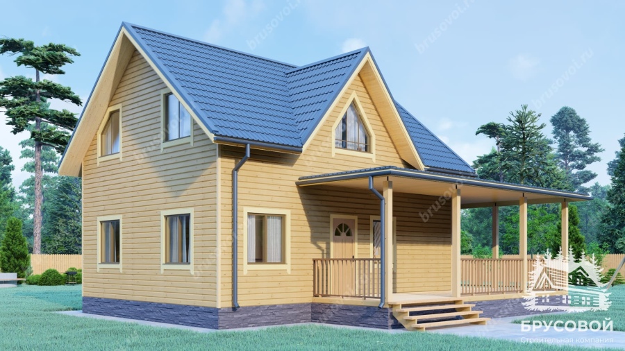 Четвертый вид проект БРУСОВОЙ №-90