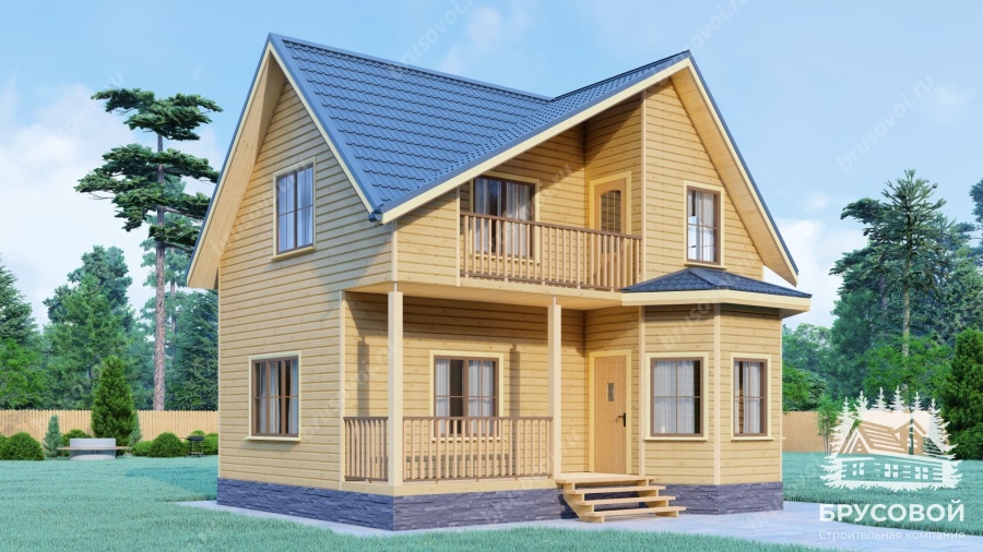 Четвертый вид проект БРУСОВОЙ №-91