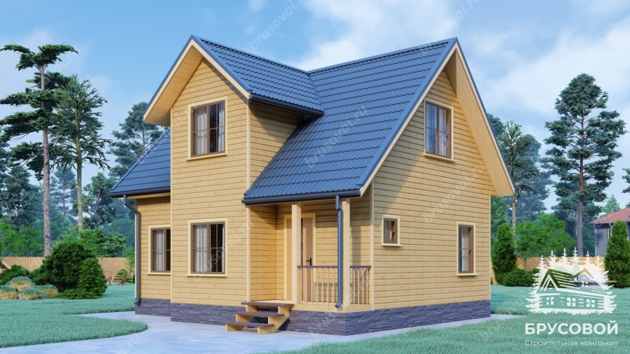 Главный вид проект БРУСОВОЙ №-92