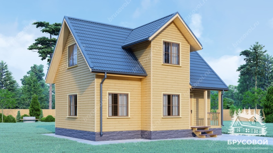 Четвертый вид проект БРУСОВОЙ №-92