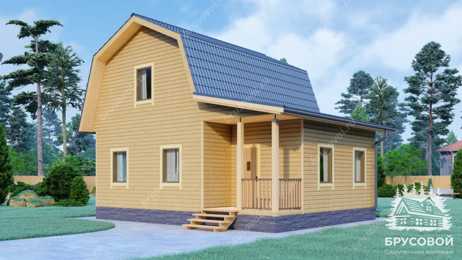 Главный вид проект БРУСОВОЙ №-96