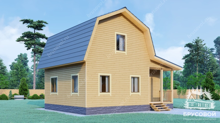 Четвертый вид проект БРУСОВОЙ №-96