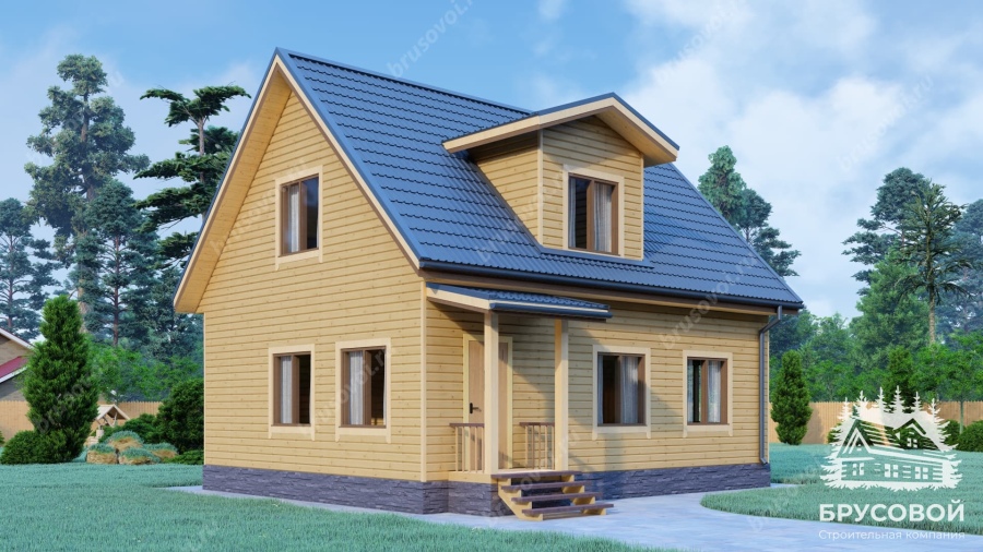 Главный вид проект БРУСОВОЙ №-97