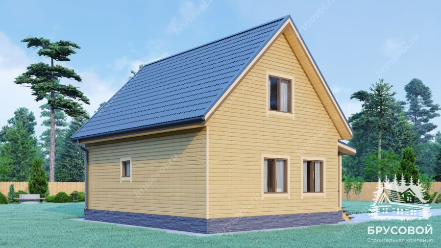 Четвертый вид проект БРУСОВОЙ №-97