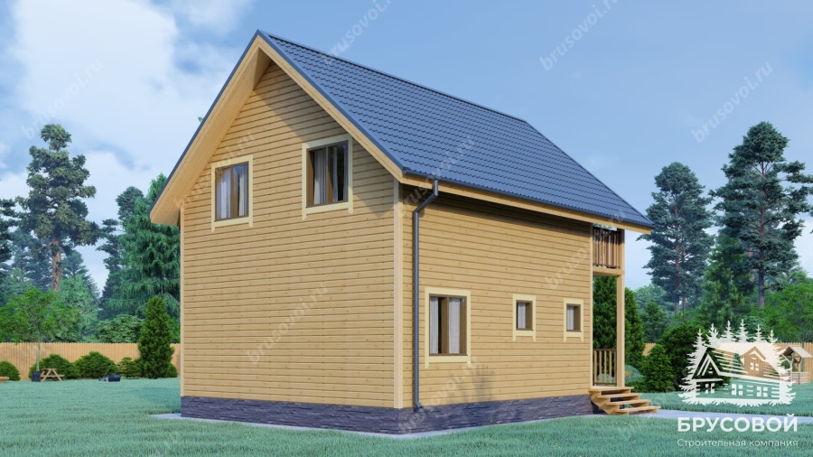 Четвертый вид проект БРУСОВОЙ №-98