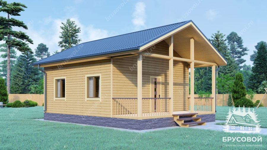 Четвертый вид проект БРУСОВОЙ №-99